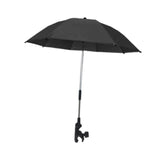 Maxbell Stroller Umbrella Modern Pushchair Parasol for Summer Walking Traveling Black