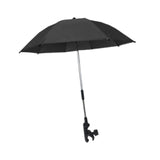Maxbell Stroller Umbrella Modern Pushchair Parasol for Summer Walking Traveling Black