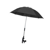 Maxbell Stroller Umbrella Modern Pushchair Parasol for Summer Walking Traveling Black
