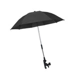 Maxbell Stroller Umbrella Modern Pushchair Parasol for Summer Walking Traveling Black