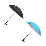 Maxbell Stroller Umbrella Modern Pushchair Parasol for Summer Walking Traveling Black