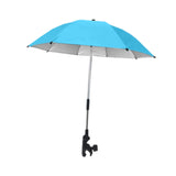 Maxbell Stroller Umbrella Modern Pushchair Parasol for Summer Walking Traveling Blue