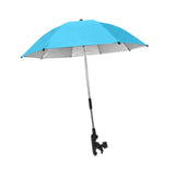 Maxbell Stroller Umbrella Modern Pushchair Parasol for Summer Walking Traveling Blue
