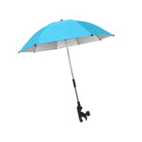 Maxbell Stroller Umbrella Modern Pushchair Parasol for Summer Walking Traveling Blue