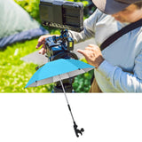 Maxbell Stroller Umbrella Modern Pushchair Parasol for Summer Walking Traveling Blue