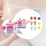 Maxbell Bath Toy Cute Portable Ice Cream Foam for Kids Age 3 4 5 Year Old Boys Girls