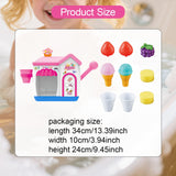 Maxbell Bath Toy Cute Portable Ice Cream Foam for Kids Age 3 4 5 Year Old Boys Girls