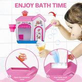 Maxbell Ice Cream Foam Maker Bath Toys Boys Girls Water Bathtub Ice Cream Shower Toy