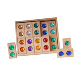 Maxbell Wooden Blocks Stacking Toy Holiday Gift Stacking Game Acrylic Building Cubes