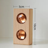 Maxbell Wooden Blocks Stacking Toy Holiday Gift Stacking Game Acrylic Building Cubes