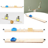 Maxbell Two Force Balance Physical Scientific Experiment Set for Children Girls Boys With 6 Hole Block