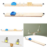 Maxbell Two Force Balance Physical Scientific Experiment Set for Children Girls Boys With 6 Hole Block