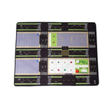 Maxbell Kids Play Rug with Roads for Kids Bedroom 140x110 cm Non Slip Large Play Mat Style A