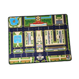 Maxbell Kids Play Rug with Roads for Kids Bedroom 140x110 cm Non Slip Large Play Mat Style B