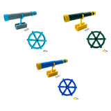 Maxbell Kids Playground Accessories Set with Steering Wheel Playground Equipment Set Blue Gray