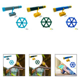 Maxbell Kids Playground Accessories Set with Steering Wheel Playground Equipment Set Blue Gray