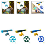 Maxbell Kids Playground Accessories Set with Steering Wheel Playground Equipment Set Blue Gray