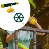 Maxbell Kids Playground Accessories Set with Steering Wheel Playground Equipment Set Green