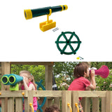 Maxbell Kids Playground Accessories Set with Steering Wheel Playground Equipment Set Green