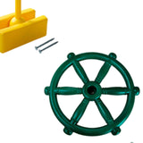 Maxbell Kids Playground Accessories Set with Steering Wheel Playground Equipment Set Green