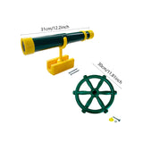 Maxbell Kids Playground Accessories Set with Steering Wheel Playground Equipment Set Green