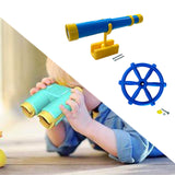 Maxbell Kids Playground Accessories Set with Steering Wheel Playground Equipment Set Sky Blue