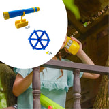 Maxbell Kids Playground Accessories Set with Steering Wheel Playground Equipment Set Sky Blue