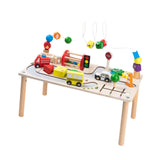 Maxbell Activity Table Bead Maze Wooden Sensory Toys for Kids 1+ Year Old Girls Boys