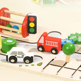 Maxbell Activity Table Bead Maze Wooden Sensory Toys for Kids 1+ Year Old Girls Boys