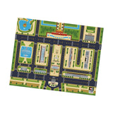 Maxbell Kids Play Rug for Kids Bedroom 55x43 inch Large Beijing City Traffic Playmat