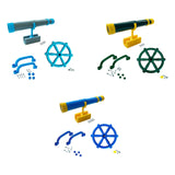 Maxbell Kids Playground Accessories Set Gifts for Kids Outdoor Games Toy Attachments Blue Gray