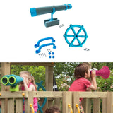 Maxbell Kids Playground Accessories Set Gifts for Kids Outdoor Games Toy Attachments Blue Gray