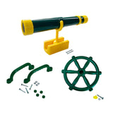 Maxbell Kids Playground Accessories Set Gifts for Kids Outdoor Games Toy Attachments Green