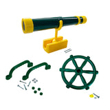 Maxbell Kids Playground Accessories Set Gifts for Kids Outdoor Games Toy Attachments Green