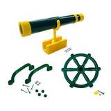 Maxbell Kids Playground Accessories Set Gifts for Kids Outdoor Games Toy Attachments Green