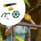 Maxbell Kids Playground Accessories Set Gifts for Kids Outdoor Games Toy Attachments Green