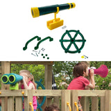 Maxbell Kids Playground Accessories Set Gifts for Kids Outdoor Games Toy Attachments Green