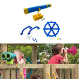 Maxbell Kids Playground Accessories Set Gifts for Kids Outdoor Games Toy Attachments Sky Blue