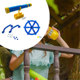 Maxbell Kids Playground Accessories Set Gifts for Kids Outdoor Games Toy Attachments Sky Blue