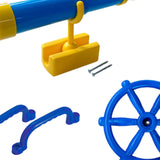 Maxbell Kids Playground Accessories Set Gifts for Kids Outdoor Games Toy Attachments Sky Blue