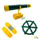 Maxbell Kids Playground Accessories Set Kids Pretend Toys Boys Girls Outdoor Playset Green