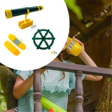 Maxbell Kids Playground Accessories Set Kids Pretend Toys Boys Girls Outdoor Playset Green