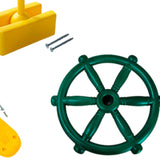 Maxbell Kids Playground Accessories Set Kids Pretend Toys Boys Girls Outdoor Playset Green