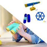 Maxbell Kids Playground Accessories Set Kids Pretend Toys Boys Girls Outdoor Playset Blue