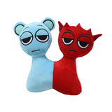 Maxbell Plush Toy Cute Soft Plush Movie Doll for Room Decor Collection Ages 3 and up Red and Blue