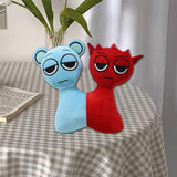 Maxbell Plush Toy Cute Soft Plush Movie Doll for Room Decor Collection Ages 3 and up Red and Blue