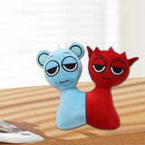 Maxbell Plush Toy Cute Soft Plush Movie Doll for Room Decor Collection Ages 3 and up Red and Blue