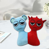 Maxbell Plush Toy Cute Soft Plush Movie Doll for Room Decor Collection Ages 3 and up Red and Blue