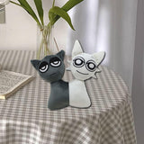 Maxbell Plush Toy Cute Soft Plush Movie Doll for Room Decor Collection Ages 3 and up Grey White