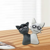 Maxbell Plush Toy Cute Soft Plush Movie Doll for Room Decor Collection Ages 3 and up Grey White